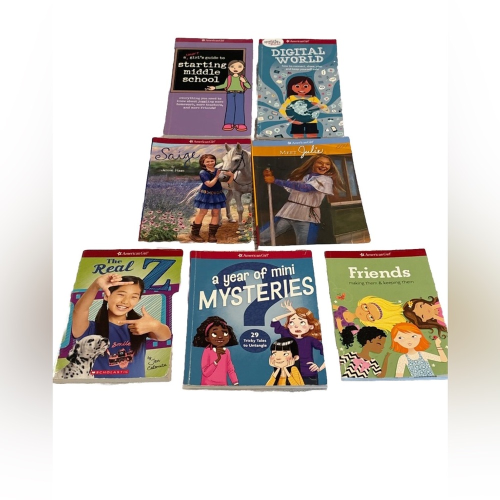 American Girl Book Lot - 7 Paperback Books